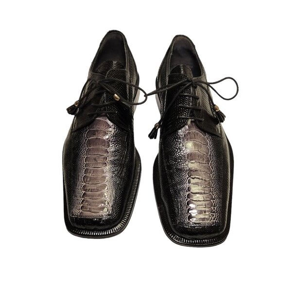 David Eden Handmade Ostrich Dress Shoes main image 9